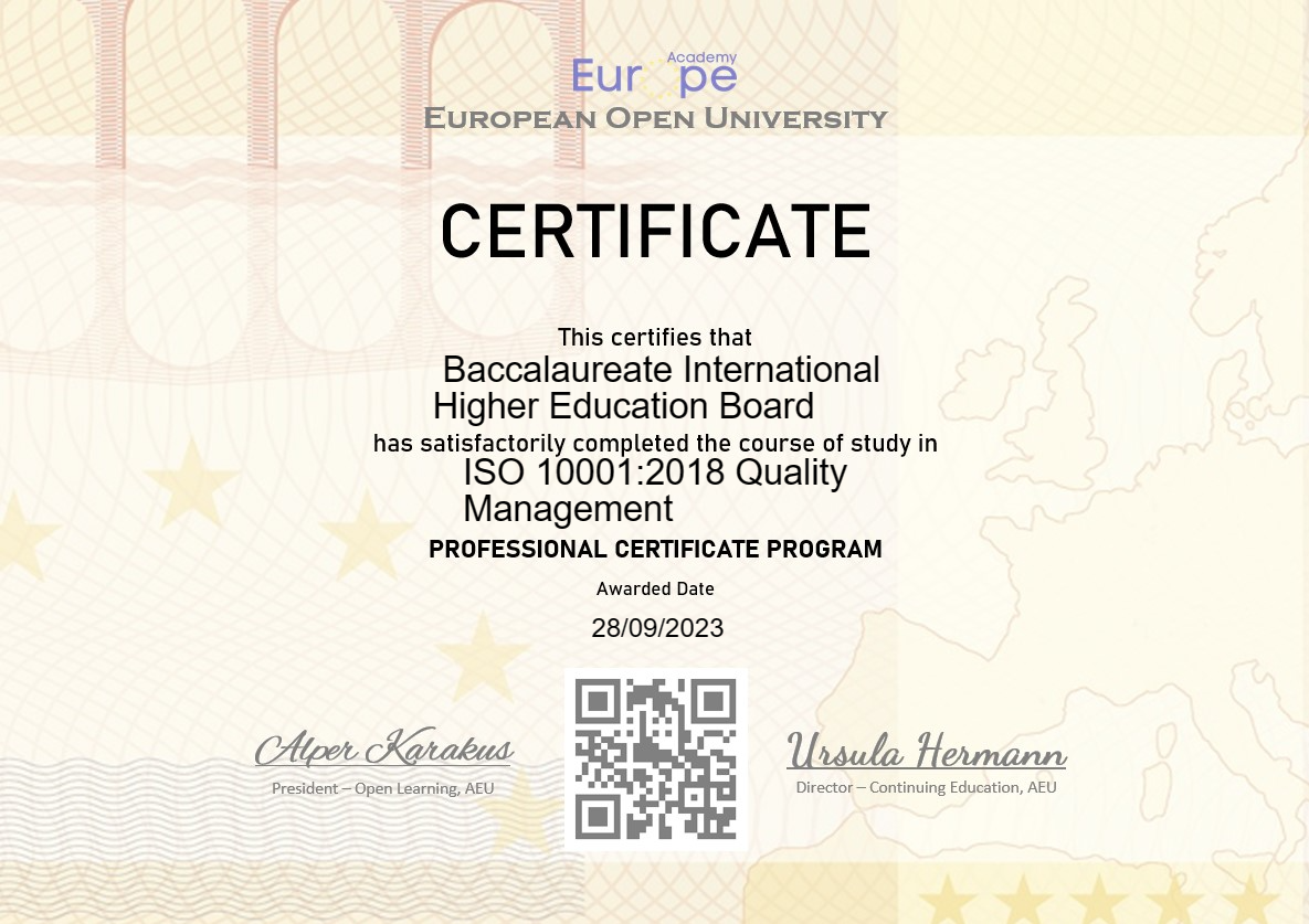 ISO Certifications – BIHEB – Baccalaureate International Higher ...